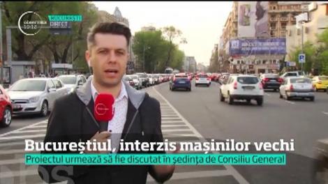 Circulaţia maşinilor vechi ar putea fi interzisă în Capitală