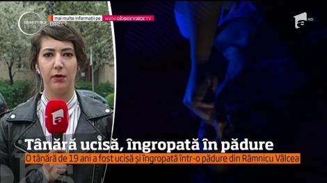 Un cadavru a fost găsit într-o pădure din Râmnicu-Vâlcea. Trupul neînsufleţit era îngropat în pământ