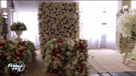 Florile de hârtie și material textil, cel mai frumos decor pentru nunțile pretențioase