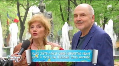 La mulți ani, Eugen Cristea! Actorul își sărbătorește ziua de naștere în parc alături de soția sa