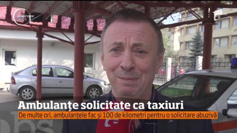 Revoltător! Ambulanţe chemate pe post de taxi. Se întâmplă în toată ţara dar mai ales în judeţul Suceava!