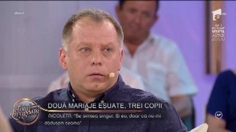 Totul pentru dragoste! Dumitru Gîrbacea, specialist în comunicare, vorbește despre problemele din relația Nicoletei