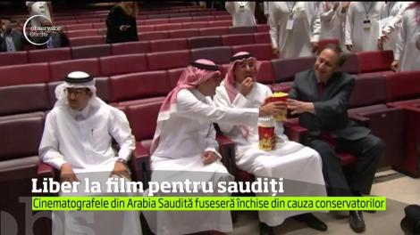 Spectacolele cinematografice s-au reluat în Arabia Saudită după mai bine de 35 de ani de întrerupere