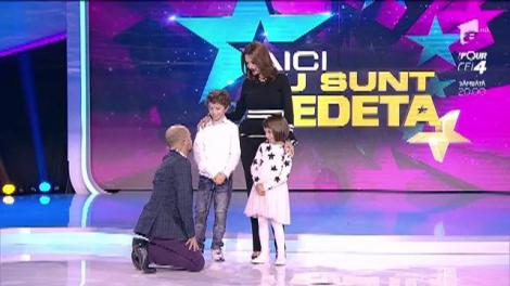 Se anunță o seară pe cinste! Copiii Cristinei Spătar, ai lui Gelu Voicu și Silviu Andrei spun secretele părinților lor,  la “Aici eu sunt vedeta!”