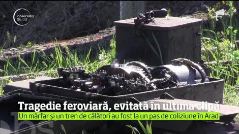 Tragedie feroviară evitată în ultima clipă la Arad