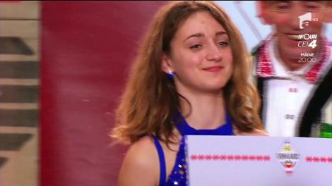 Iulia Cotuț a câștigat 1500 de lei la “Ie, Românie”