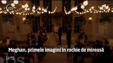 Meghan Markle a îmbrăcat rochia de mireasă cu o lună înaintea nunţii cu prinţul Harry