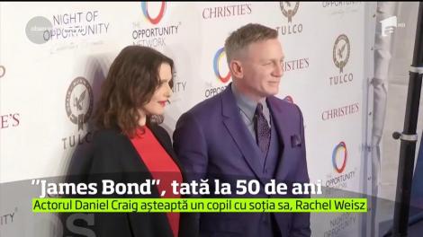 James Bond va fi tată. Daniel Craig aşteaptă un copil cu actuala sa soţie, Rachel Weisz