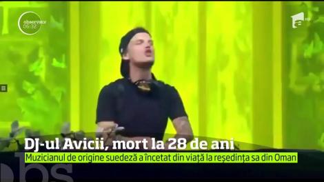 Avicii, unul dintre cei mai cunoscuţi artişti ai muzicii electronice a murit la doar 28 de ani