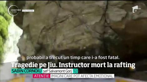 Tragedie în deschiderea sezonului de rafting pe râul Jiu. Un instructor a murit după ce s-a răsturnat cu barca