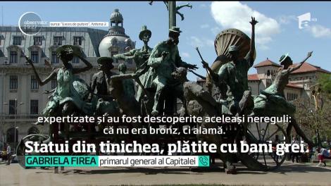 În România, se fură chiar şi din statui