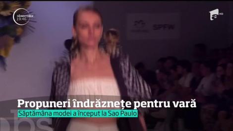 Săptăm&acirc;na modei de la Sao Paulo