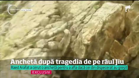 Anchetă în cazul accidentului de rafting, de pe Râul Jiu. Ambulanţa ar fi ajuns prea târziu pentru ca instructorul să mai poată fi salvat