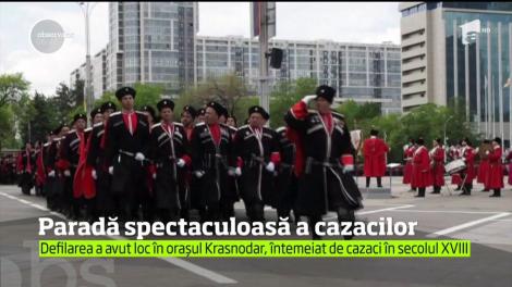 Paradă spectaculoasă în Rusia