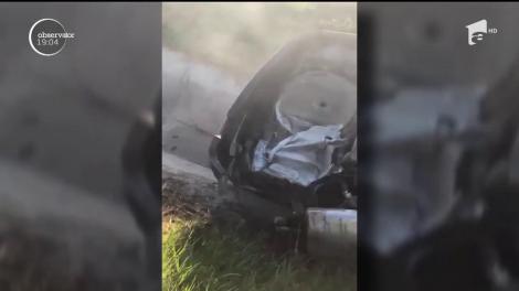 Un băiat de 19 ani a murit şi alţi patru tineri au fost răniţi într-un accident grav pe Autostrada Deva-Nădlac