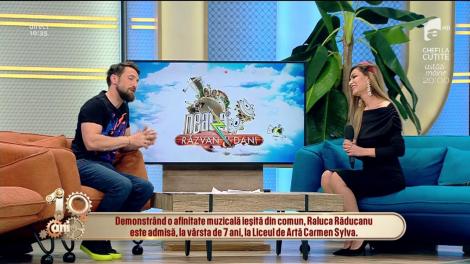 Raluca Răducanu, fără vioară, a făcut show la Neatza!