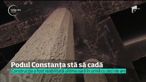 Un pod din Bucureşti poate fi numit "bomba cu ceas a Capitalei". Vechi de optzeci de ani, a fost reparat o singură dată şi s-ar putea prăbuşi oricând peste zecile de maşini care trec, în fiecare minut, pe sub el