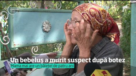 Un bebeluş dintr-o comună din Neamţ a murit suspect la câteva ore după botez