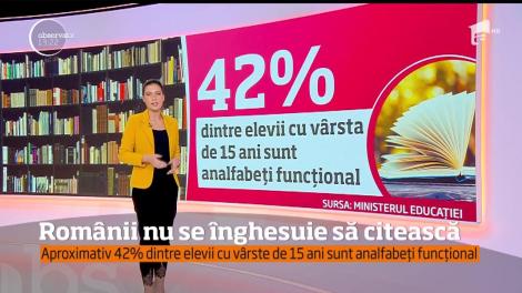 Nu stăm tocmai bine la capitolul lectură! O treime dintre români nu se ating nici măcar de o carte pe an!