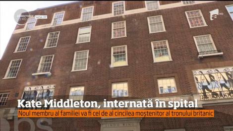 Zi cu emoţii pentru britanici! Kate Middleton a fost internată la spitalul Saint Mary din Londra