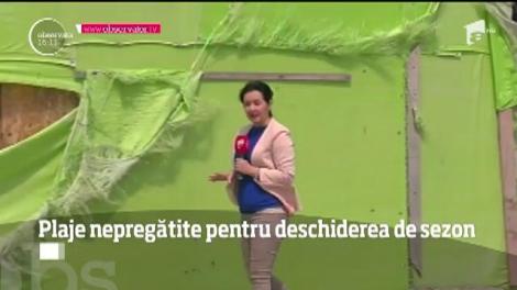 Plaje nepregătite pentru deschiderea de sezon