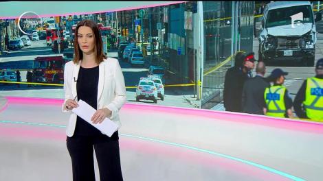 Clipe de teroare la Toronto! Un șofer a lovit unul câte unul pietonii de pe o arteră foarte aglomerată