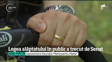 Mamele mai au de trecut un hop şi pot răsufla uşurate. Legea alăptatului în public a trecut de Senat