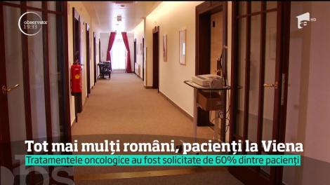Tot mai mulți români, pacienți la Viena