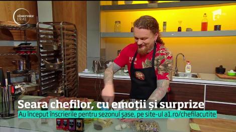 Seara chefilor, cu emoții și surprinze