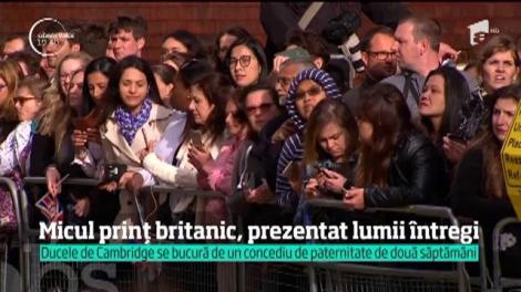Primele imagini cu cel mai nou membru al familiei regale britanice au făcut înconjurul lumii