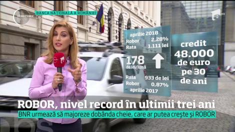 O nouă lovitură pentru românii cu credite în lei! Ratele vor crește semnificativ,  după ce indicele ROBOR a bătut recordul ultimilor trei ani şi jumătate