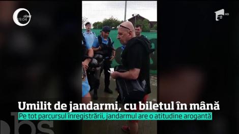 Microbist ironizat de jandarmi! Bărbatul voia să intre la meciul Stelei cu Rapid