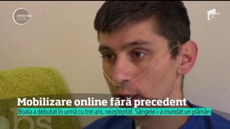 Călin Farcaş, din Braşov, are nevoie urgentă de transplant! Tânărul suferă d hipertensiune arterială pulmonară severă