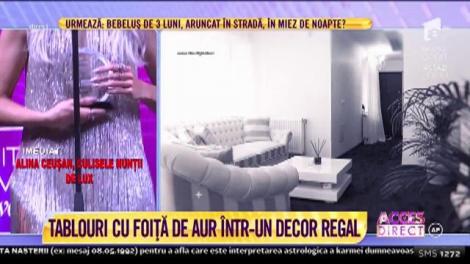 Cristale și genți scumpe, în noua casă a Ralucăi Macovei