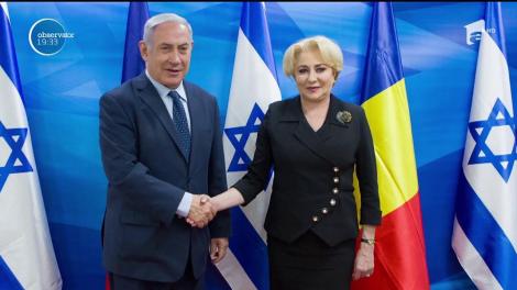 Dăncilă și Dragnea, vizită istorică în Israel