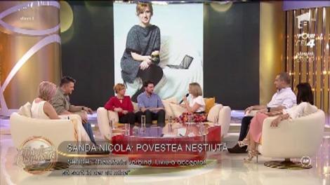 Povestea neştiută a Sandei Nicola! "Metaforic vorbind, Liviu a acceptat să sară în aer cu mine"