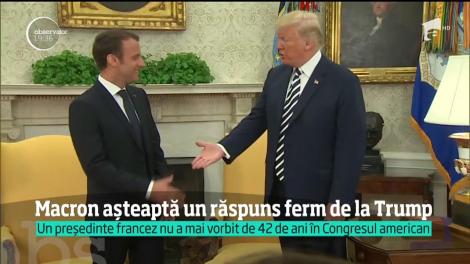 Preşedintele Franţei, discurs istoric în Congresul american