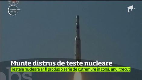 Coreea de Nord ar fi rămas fără poligonul de testare nucleară, anunţă două echipe de cercetători chinezi