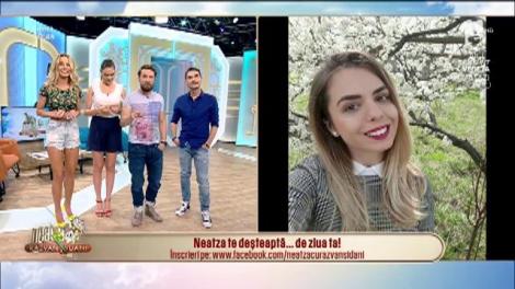 Neatza te deşteaptă... de ziua ta! La mulți ani, Adina!