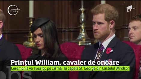 Prințul William, cavaler de onoare