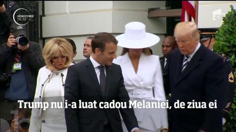 Trump nu i-a luat cadou Melaniei, de ziua ei