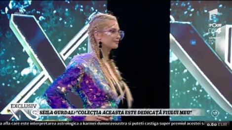 Prezentare de modă cu mult sclipici. Şeila Gurdal: ”Tendința anului este mov”