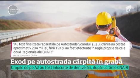 România s-a mutat la mare! Zeci de mii de oameni au pornit în marele exod, dar drumul lor a început periculos. Pe Autostrada Soarelui, cârpită neglijent de autorităţi