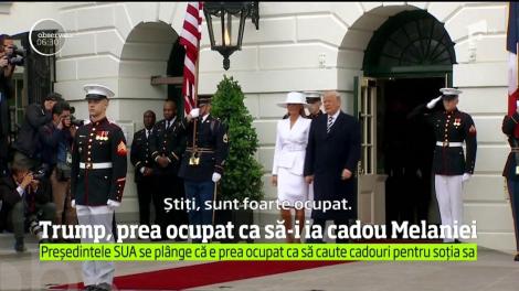 Donald Trump a uitat de cadoul de ziua soţiei sale