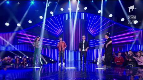 Rihanna - "Umbrella". Vezi cum au cântat Dragoș Udilă, Vlad Musta, Alexandra Crișan și Ruxandra Anania la "The Four - Cei 4"!