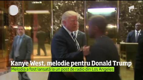 Rapperul Kanye West, melodie pentru Donald Trump