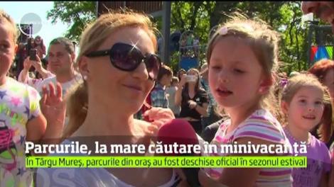 Parcurile, la mare căutare în minivacanța de 1 Mai
