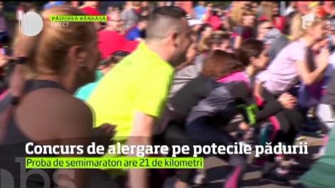 Concurs de alergare pe potecile din pădurea Băneasa