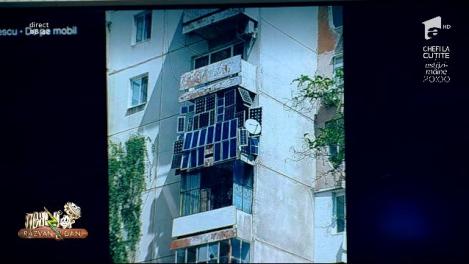 Ecologie la nivel înalt! Apartamentul ”verde” din Berceni. Un bucureștean și-a blindat balconul cu panouri solare!