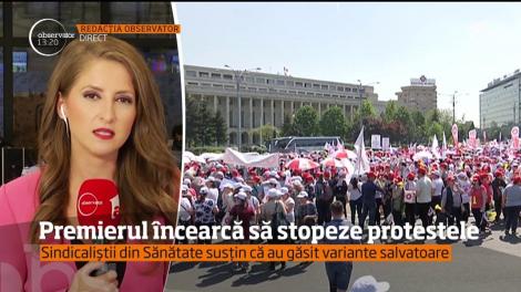 Premierul încearcă să stopeze protestele din Sănătate